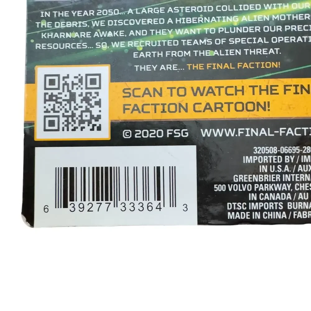 Final Faction Alpha Team 1 Sergeant‎ Ruck Action Figure